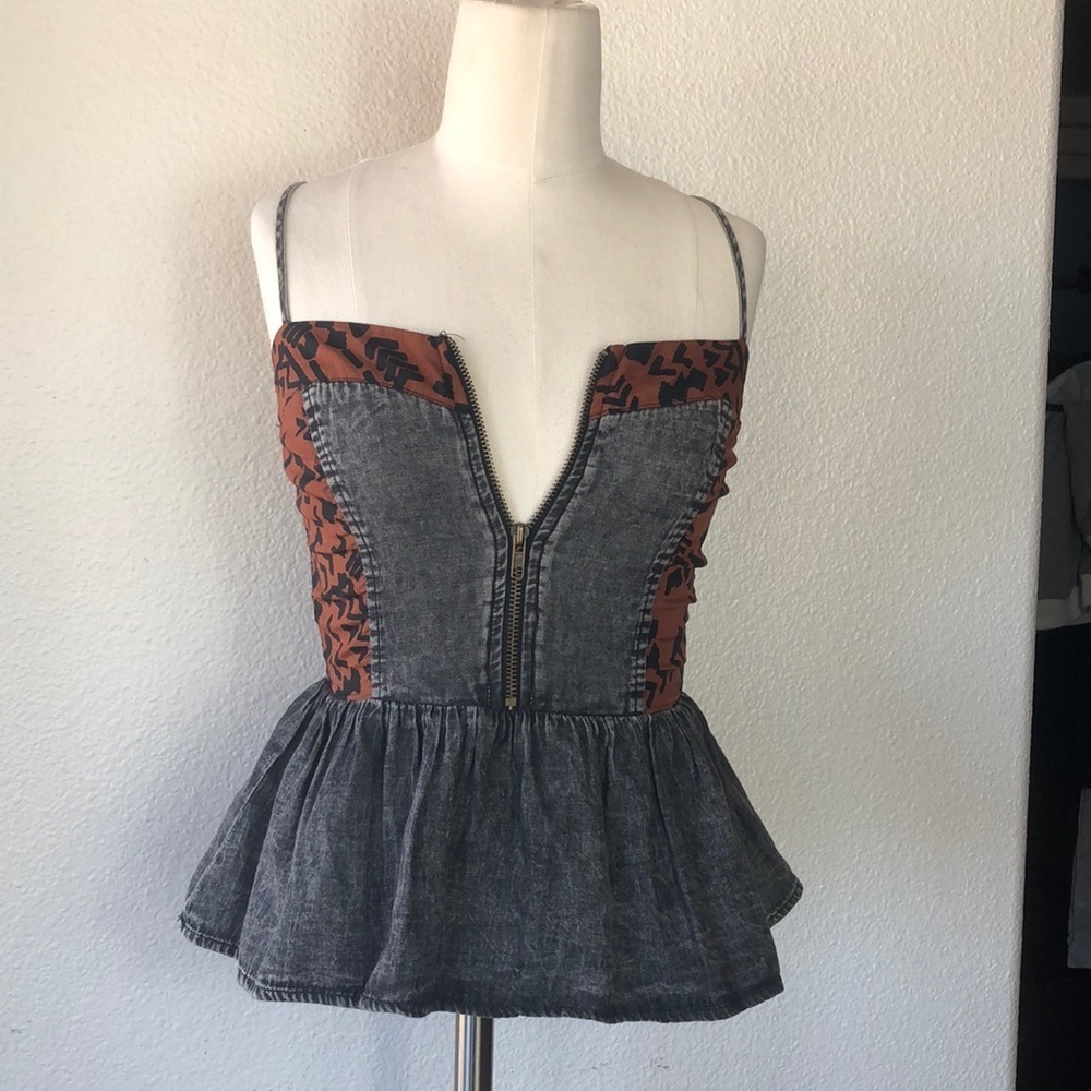 Mimi Chica top leopard print